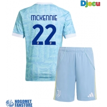 Juventus Weston McKennie #22 Gostujuci Dres za djecu 2025-26 Kratak Rukav (+ Kratke hlače)